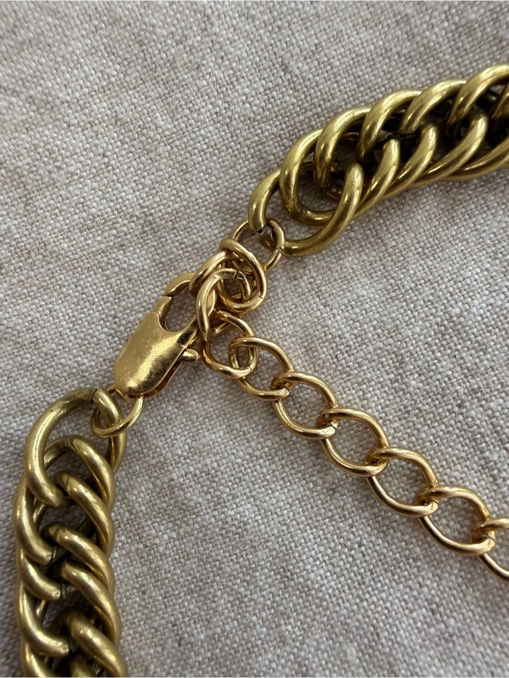 ✨CHANEL Gold-Tone Double C Charm Necklace✨